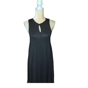 Double Zero Black Sleeveless A-Line Tunic/…